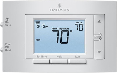 1F83C-11PR Conventional (1H/1C) Programmable Thermostat, White