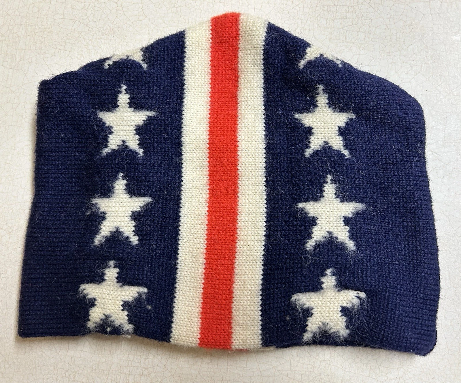 Vintage Stars And Stripes Wool Beanie Hat 90’s Patriotic