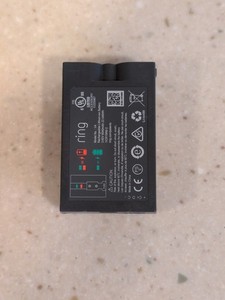 Ring Doorbell Battery Model: V4, 3.65V, 6040mAh, 22.046Wh