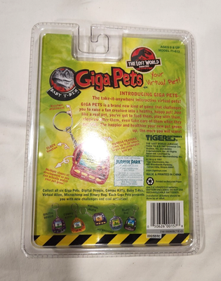 Jurassic Park Giga Pet Baby T Rex NEW VINTAGE RARE Virtual Pet