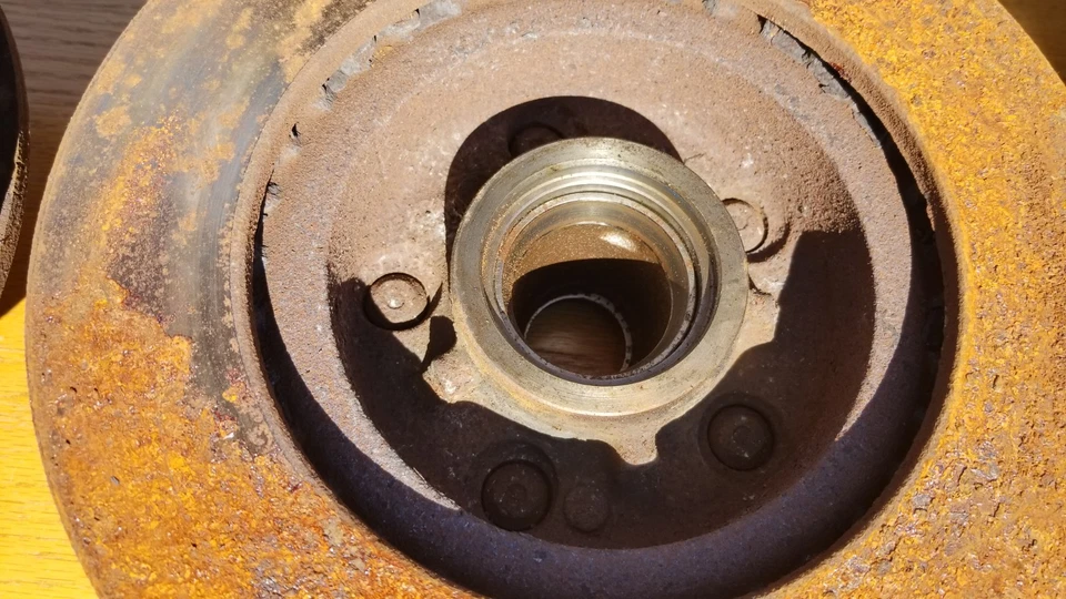 Conjunto de buje y rotor de freno de disco 2 BR5519 Camaro Chevrolet GM Buick Foto 4 de 4