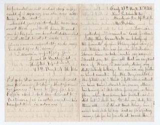 CIVIL WAR LETTER Nurse Writes Parents About Death of 13th NH Vols Soldier Son!