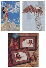 Color Charts Many Winds 10404, Skyhunter 10601 or Totem 10503 cross stitch patte