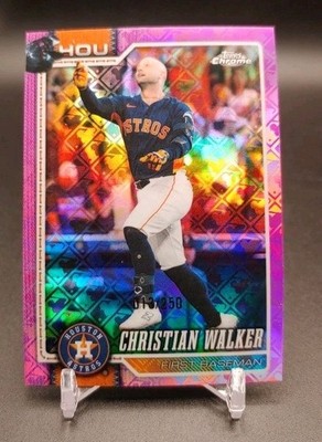 2026 Topps Chrome Christian Walker #252 Pink Logofractor /250