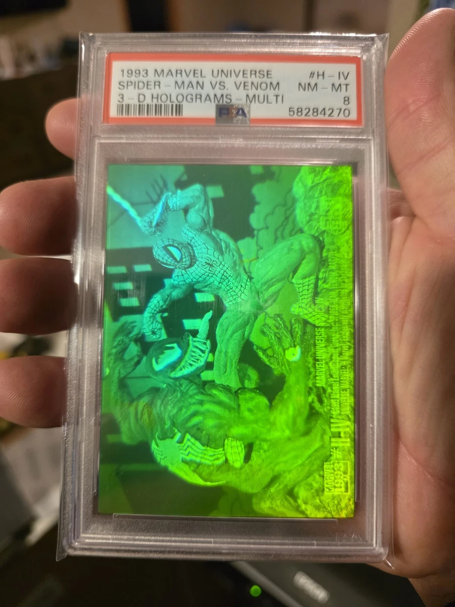 Spiderman Venom Hologram In Spider-Man Trading Card Singles for