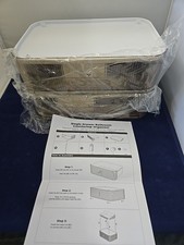 2 Drawer Stackable Countertop Organizer: Bathroom Makeup Organizer