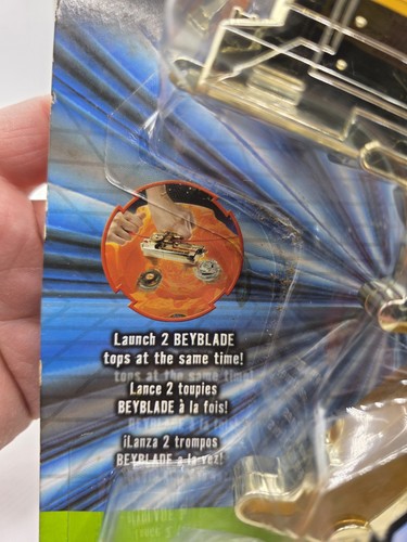 Duotron Master Beyblade V-Force Hasbro 2003 Rare Gold Version New - Picture 4 of 14