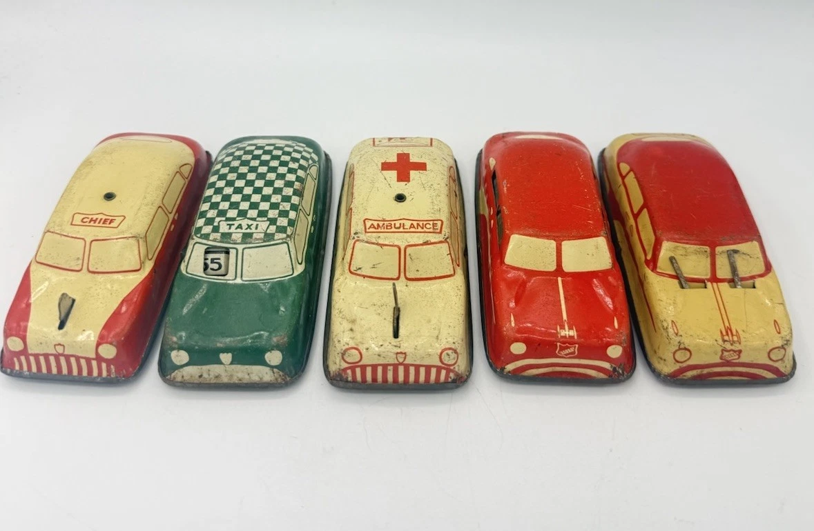 25+ Tin 1950 Vehicle Year Vintage Manufacture Diecast Cars for