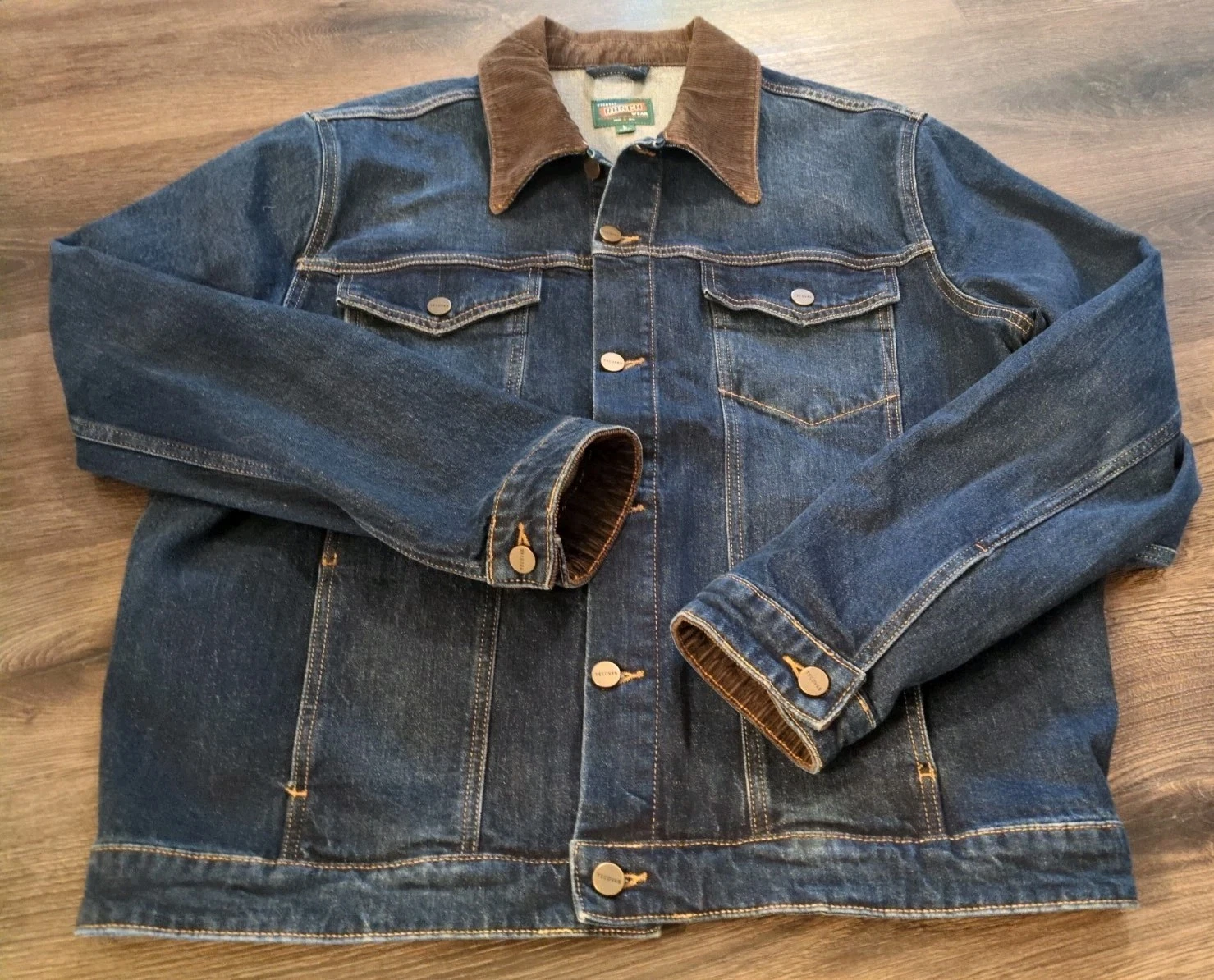 Tecova Ranch Wear Men’s Denim Jacket Large