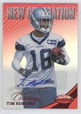 2012 Certified New Generation Mirror Red Signatures 192/350 Tim Benford Auto 0s3