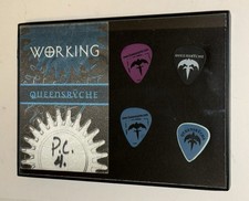 QUEENSRYCHE concert tour guitar pick +  pass lot &mdash;-no frame