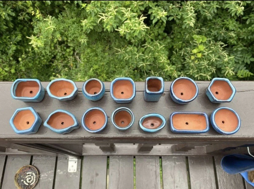 Conjunto de 14 Mini Vasos de Bonsai – Pequenos Plantadores de Cerâmica para Suculentas, BONSAI - Imagem 3 de 4