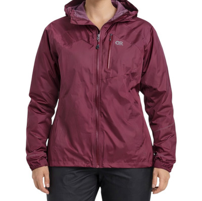 Outdoor Research Helium Rain Jacket Women's XS Waterproof Packable Adjustable
