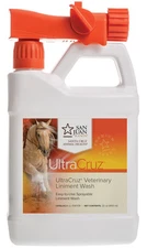 Veterinary Liniment Wash for Horses, 32 oz with Travel Spray