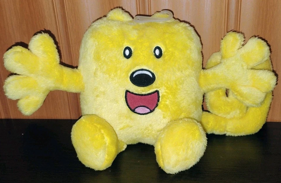 Wow Wow WUBBZY 长毛绒 9 英寸 Fisher Price Nick Jr 2008 玩具 Nickelodeon 会说话 罕见 W — 第 3/4 张图片