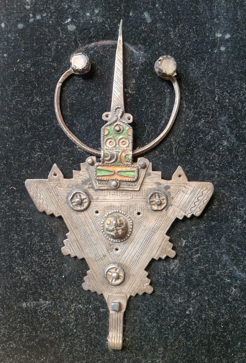 Bracelet Berbère Ancien Argent Massif - XIXe Siècle - Ethnique Authentique