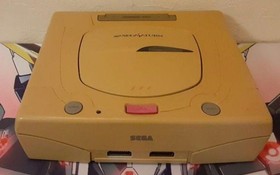 Sega Saturn Console + 1 Game controller NTSC-J HST-3220 white Tested s1314M