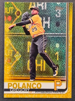 2019 Topps Walgreen's Yellow Parallel #198 Gregory Polanco Pittsburgh Pirates