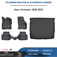 Car Floor Mats & UPPER Cargo Liner for Cupra Formentor 2020-2023 PHEV FULL Set