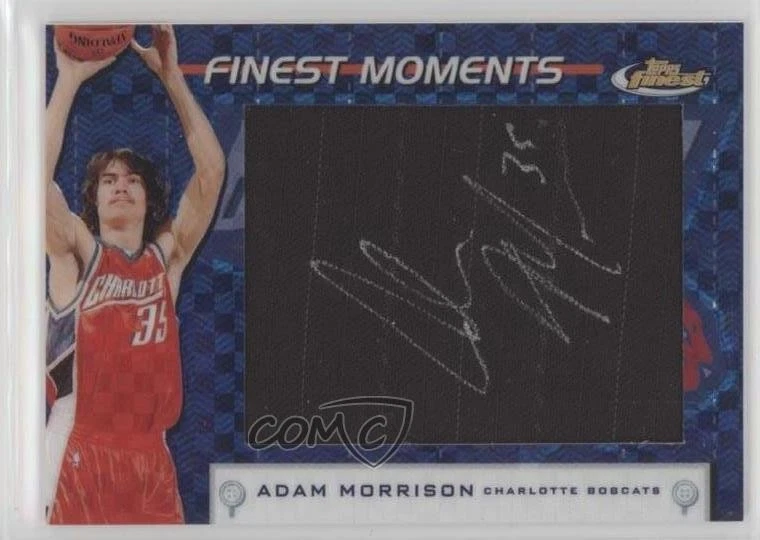 2006 Finest Moments X-Fractor Jumbo Relics /50 Adam Morrison #AM Rookie Auto RC