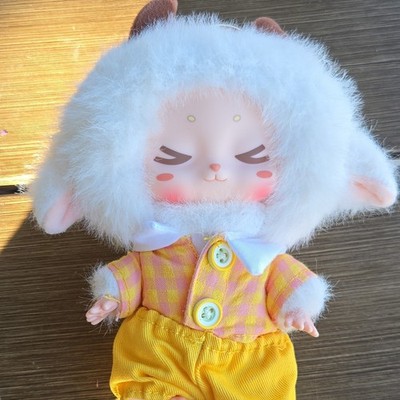 Sweet Dream Lamb X Baby Three Brulie White Lamb Plush Keychain