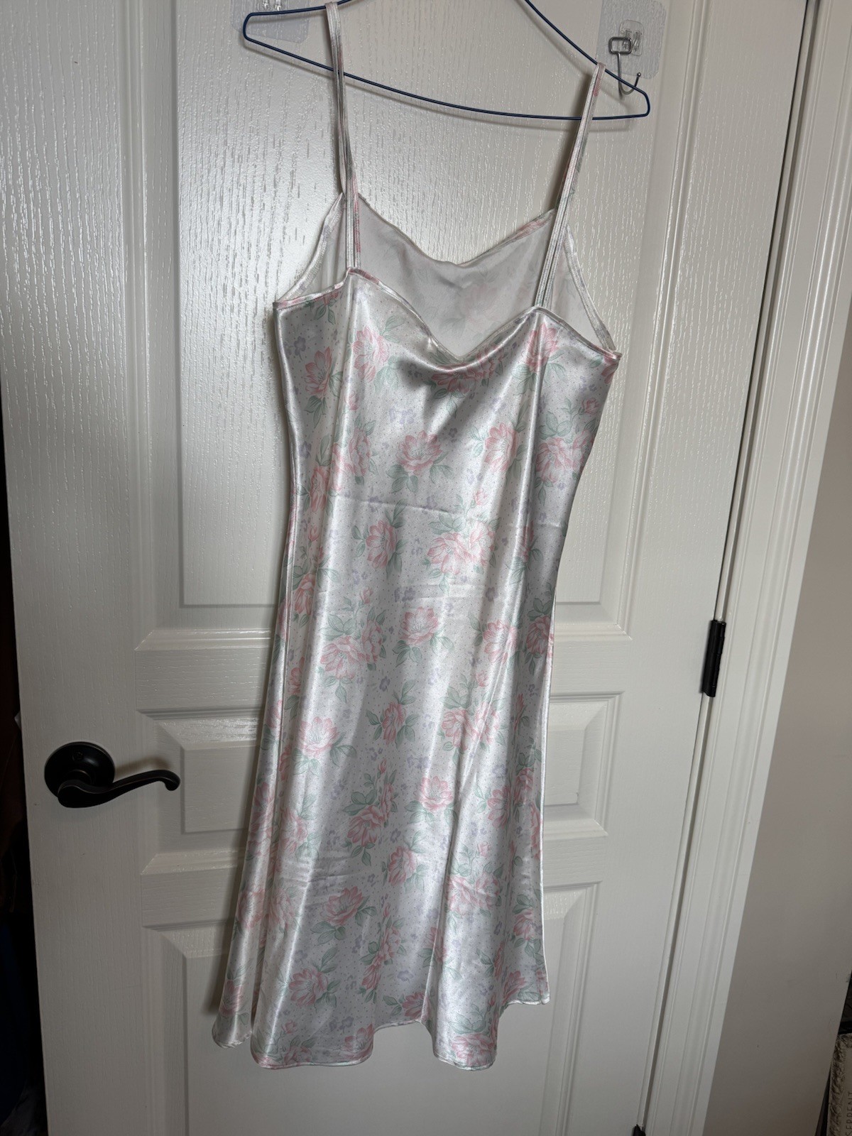 LaRedoute  Full Length Satin Robe & Nightgown Set Size M