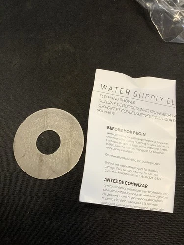 Signature Hardware Wall Mount Elbow Supply. Brushed Nickel. SHWES2050zBN A6 - Picture 5 of 6