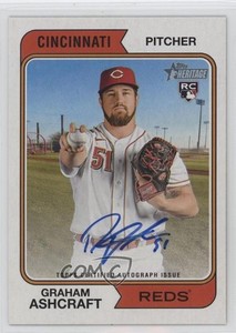 2023 Topps Heritage Real One Auto Graham Ashcraft #ROA-GA Rookie Auto RC