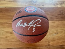 Ben Wallace (Detroit Pistons) autographed Wilson Basketball Ball (Schwartz)