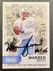 Warren Moon HOF 2016 Panini Autographed Trading Card #165 Houston Oilers