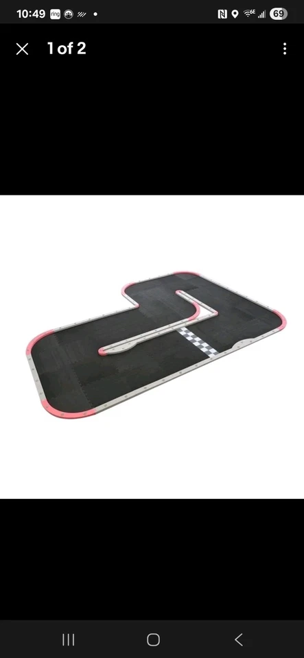 RCP pistas 50 cm ancho L Kyosho Mini-Z Foto 2 de 2