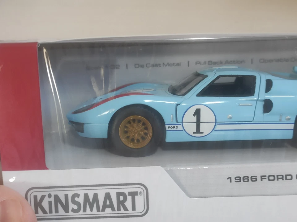 Ford GT40 MKII Le Mans 1966 KiNSMART 1/32 Modellino Diecast Auto  - Immagine 2 di 4