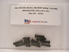 10 Pieces THFC-034 Insert Screw: GTS-1 .. SD-1 .. VR-1