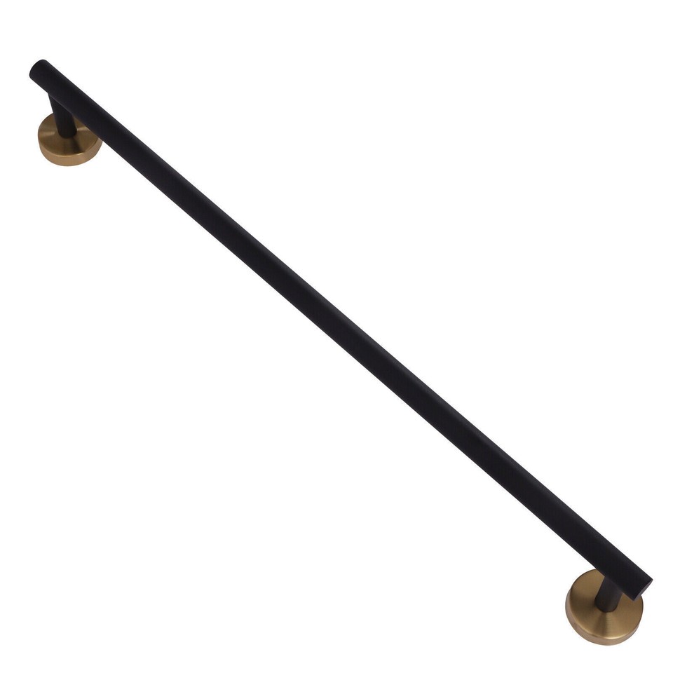 5pcs Bathroom Bath Hardware Accessories Set Towel Bar Kit Matte Black