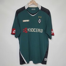 Lotto Kyocera Borussia Monchengladbach Soccer Green Jersey XL Bundesliga