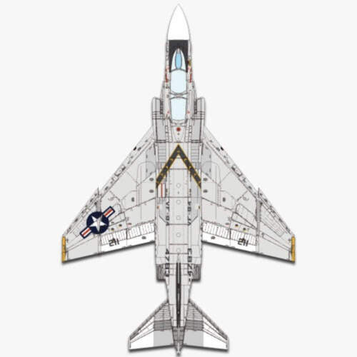 Academy 12305 1/48 F-4J "VF-84 Jolly Rogers" Phantom II Brand New - Picture 3 of 3