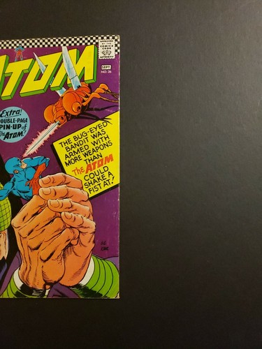 The Atom #26 (1966) DC Silver Age! 1st Appearance Bug-eyed Bandit! - Bild 3 von 4