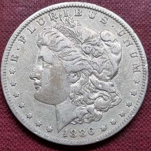 1886 O Morgan Dollar $1 Better Grade XF + #82417
