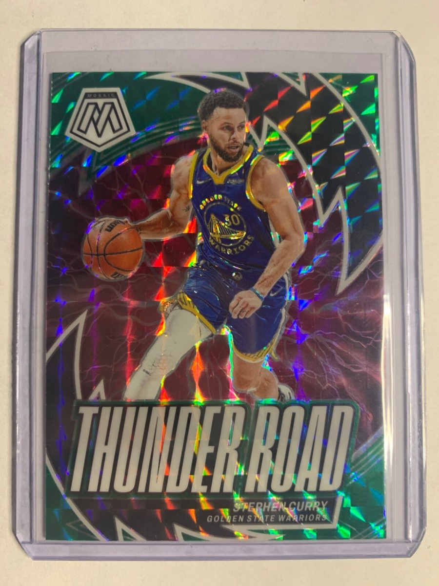【超レア】STEPHEN CURRY MOSAIC PANINI 2022-23 Stephen Curry Panini Mosaic Reactive Blue Prizm #92