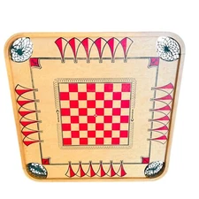 Carrom Board 106  Vtg 1967 Boxed Some Game Pcs & instructions