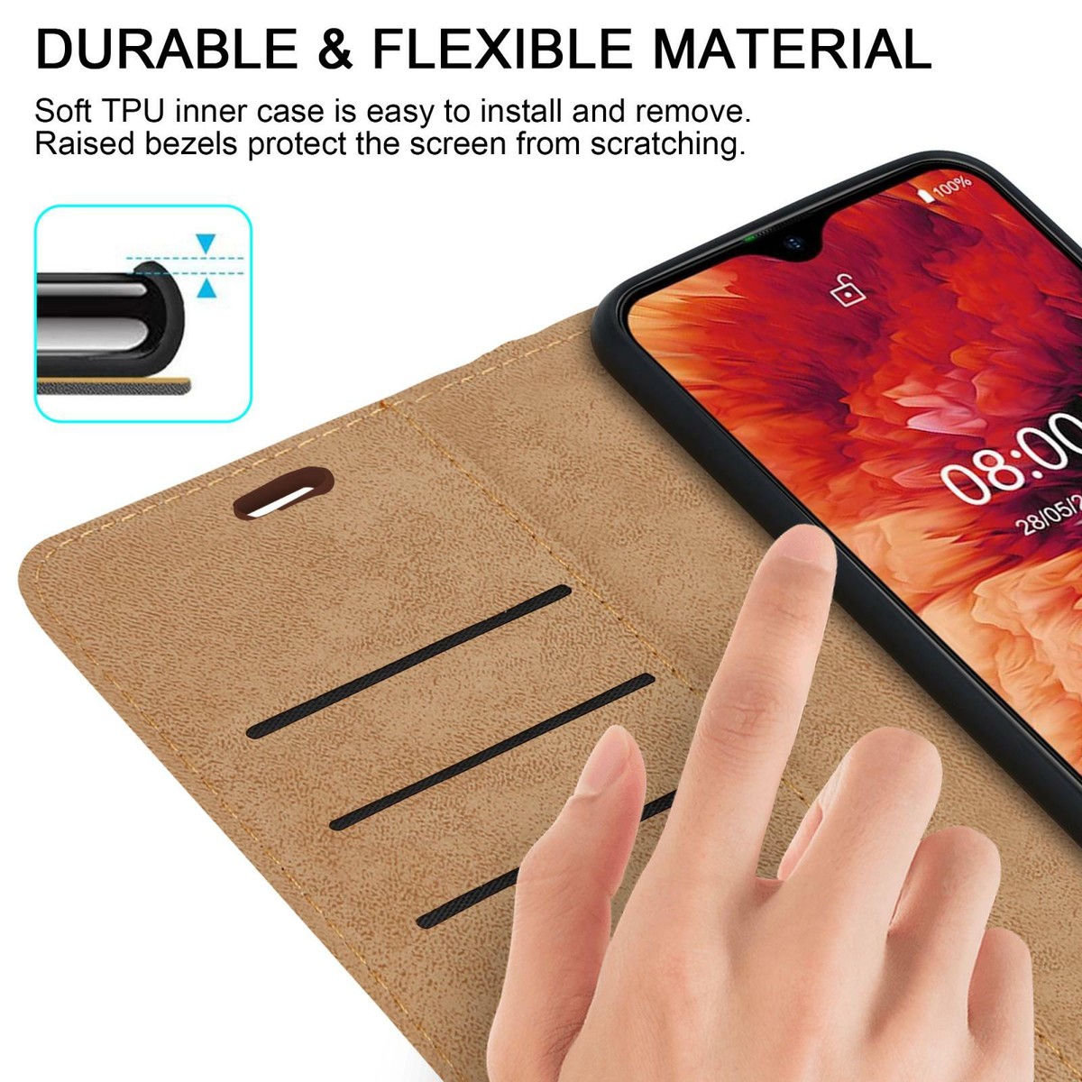 Custodia e cover per ZTE Blade L8,Custodia a portafoglio in