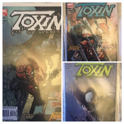 Toxin 1st 3 Issues Peter Milligan covers Simon Bisley & RIBIC art Darick Roberts