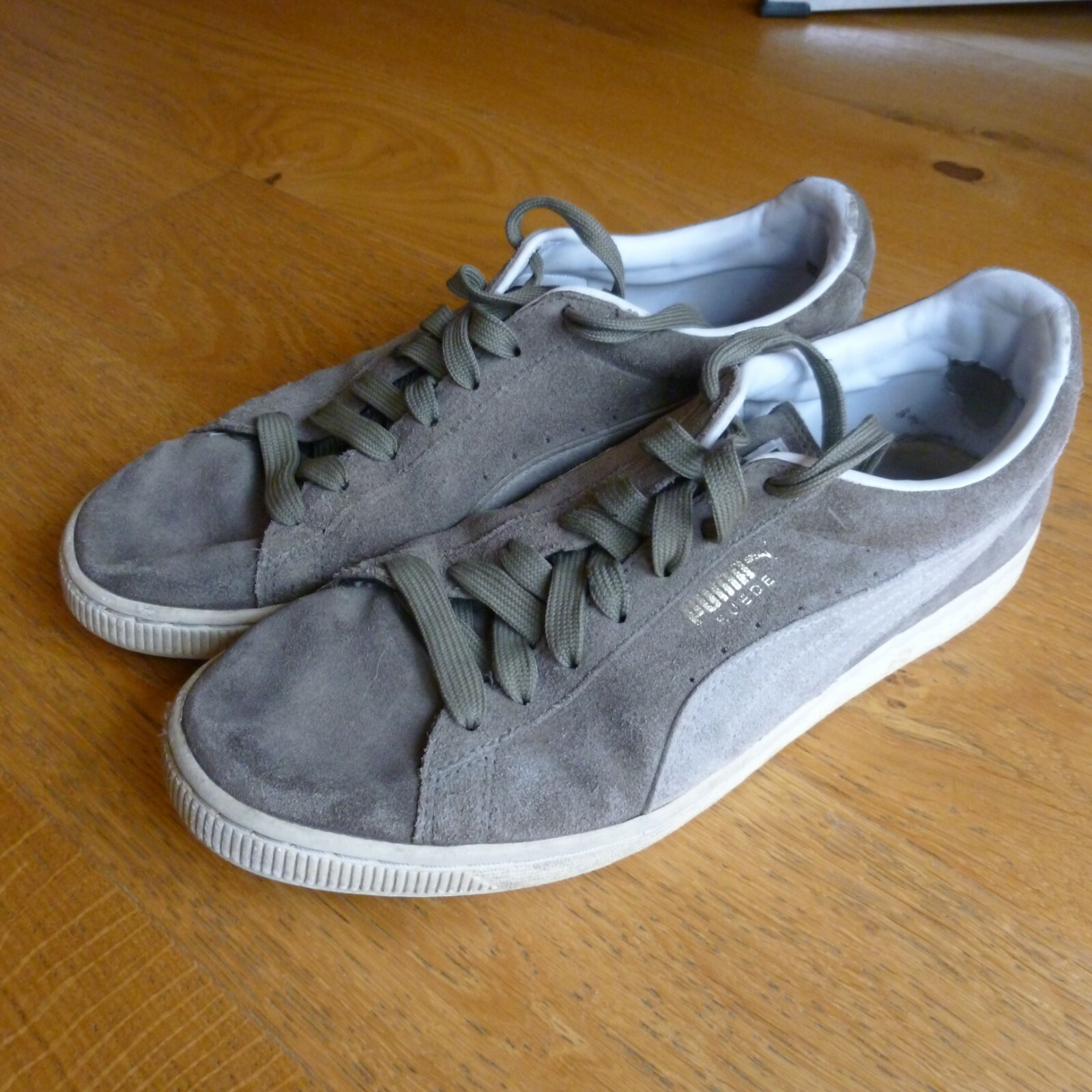 Puma Suede Grey Suede Trainers Men\u0026#039;s UK size 8.5 Inc UK P+P EUR 42.5 |  eBay
