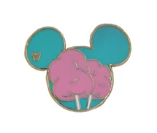 Park Food Collection Cotton Candy Mickey Head Shape Disney World Trading Pin New