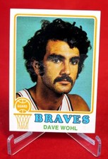 Dave Wohl Topps NBA Basketball Card 1973-1974 #6 Near Mint 