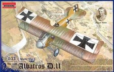 Roden 006 Albatros D.II avión alemán biplano 1916, modelo plástico escala 1/72