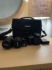 Canon EOS Rebel SL1 Digital SLR with 18-55mm STM + 75-300mm f/4-5.6 III Lens