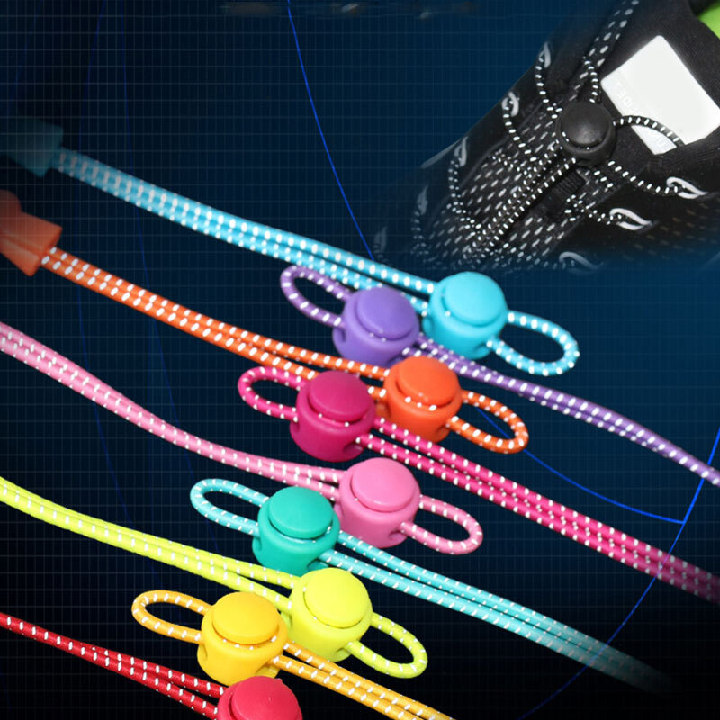 Elastic Round Sport Sneaker Laces for Casual Boots and Shoes-image