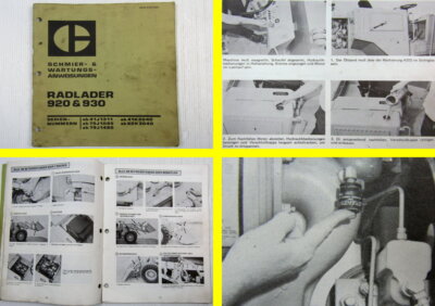 Caterpillar 920 930 Wheel Loader Lubrication and Service Manual 11/1974