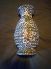 Vintage Green Gold And White Vase — photo 2